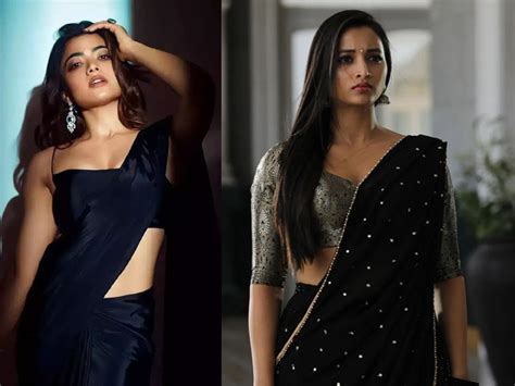 bollywood actress in black saree|traditional bollywood actress dresses.